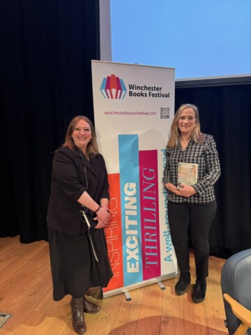 Rebecca Fletcher with Tracy Chevalier Arc 2025
