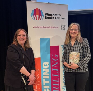 Rebecca Fletcher with Tracy Chevalier Arc 2025