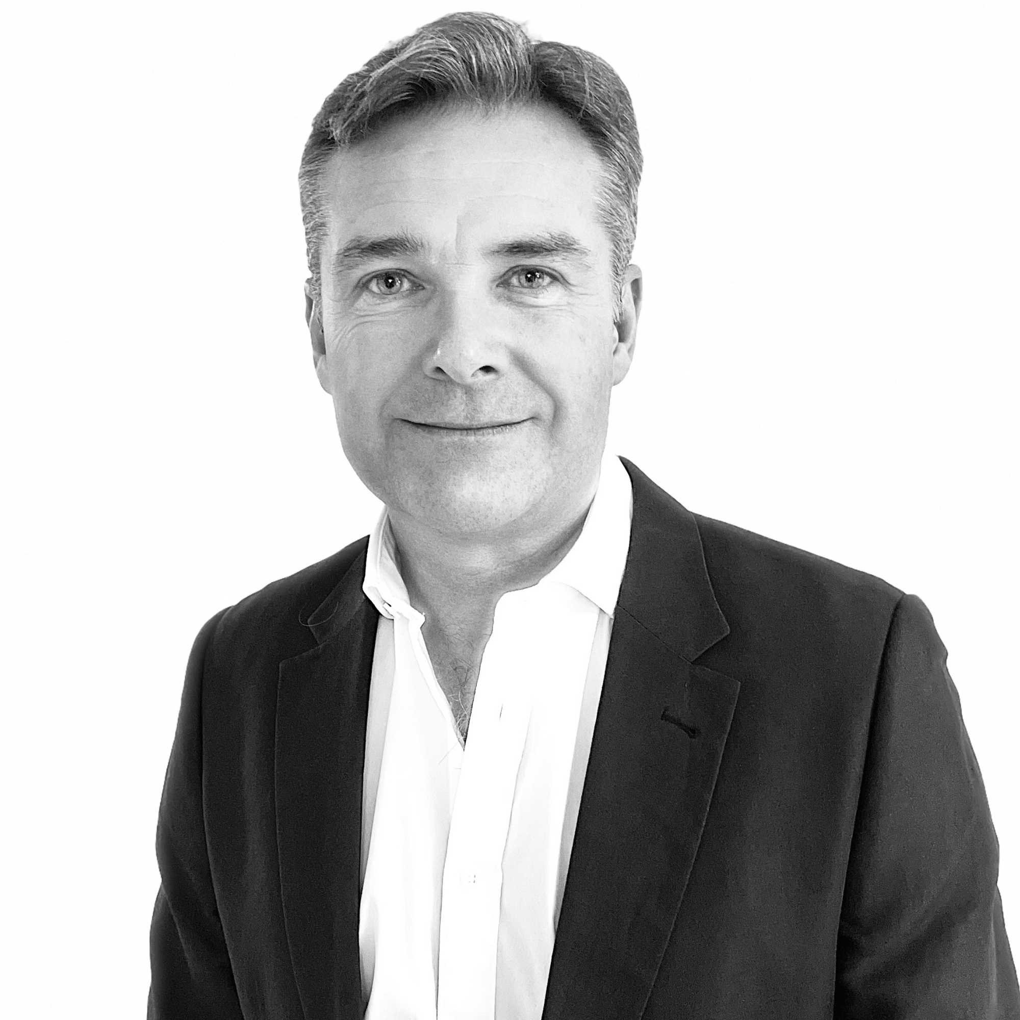 Lieutenant General (Retd) Sir Nick Borton black and white headshot