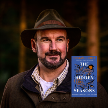 Tristan Gooley headshot and book jacket The Hidden Seasons