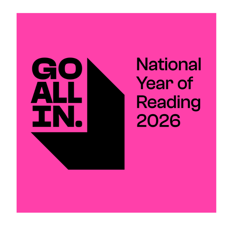 Go All In - National Year of Reading (pink)