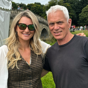 Marina Gibson and Jeremy Wade together