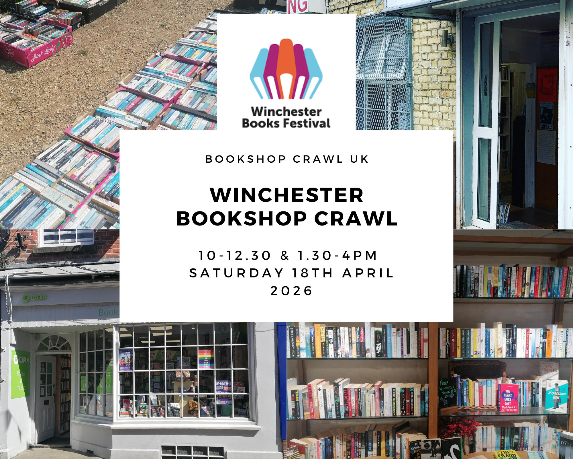 Winchester Bookshop crawl 2026