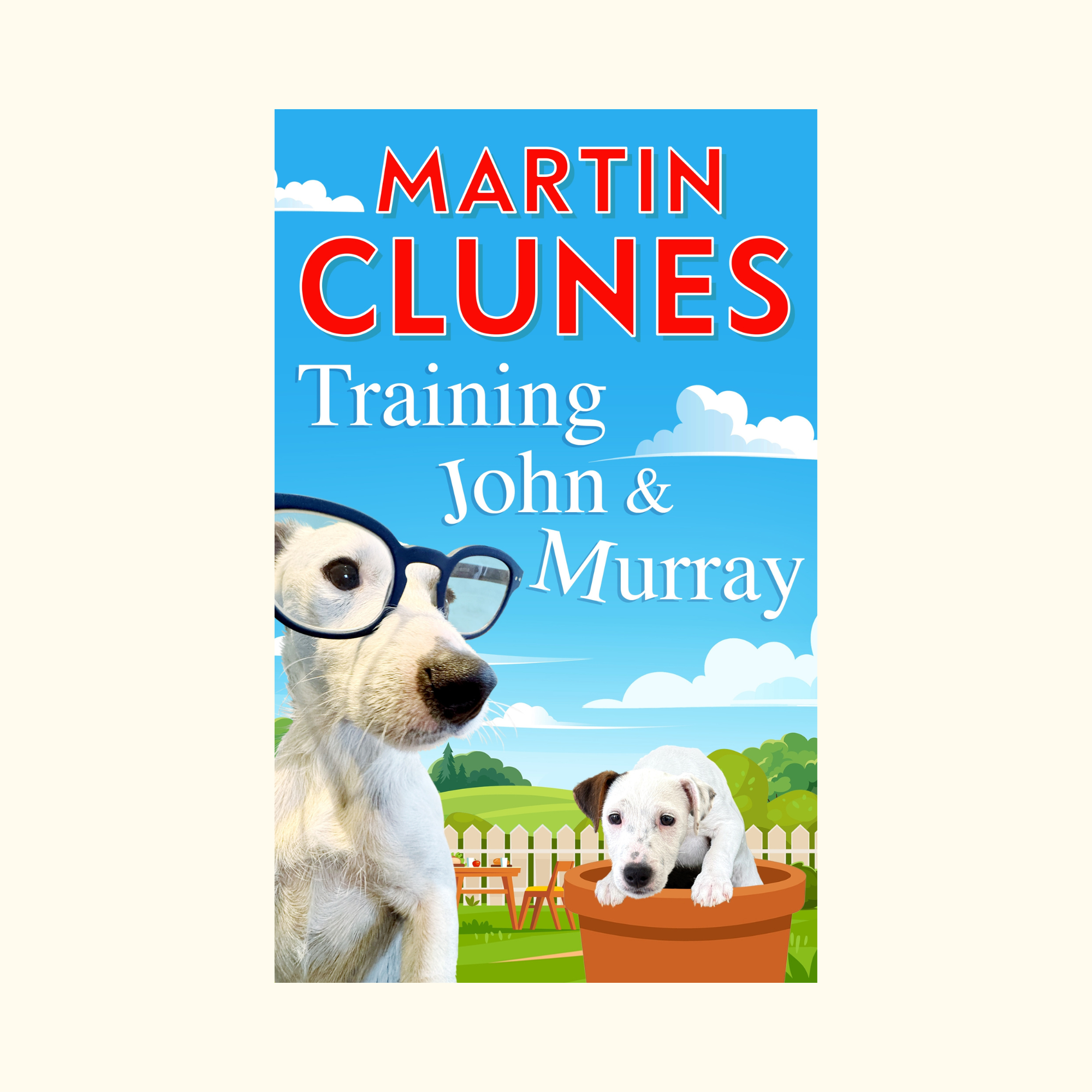 Martin Clunes book jacket Training John and Murray