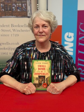 Lissa Evans book signing WBF 2026 Small Bomb at Dimperely