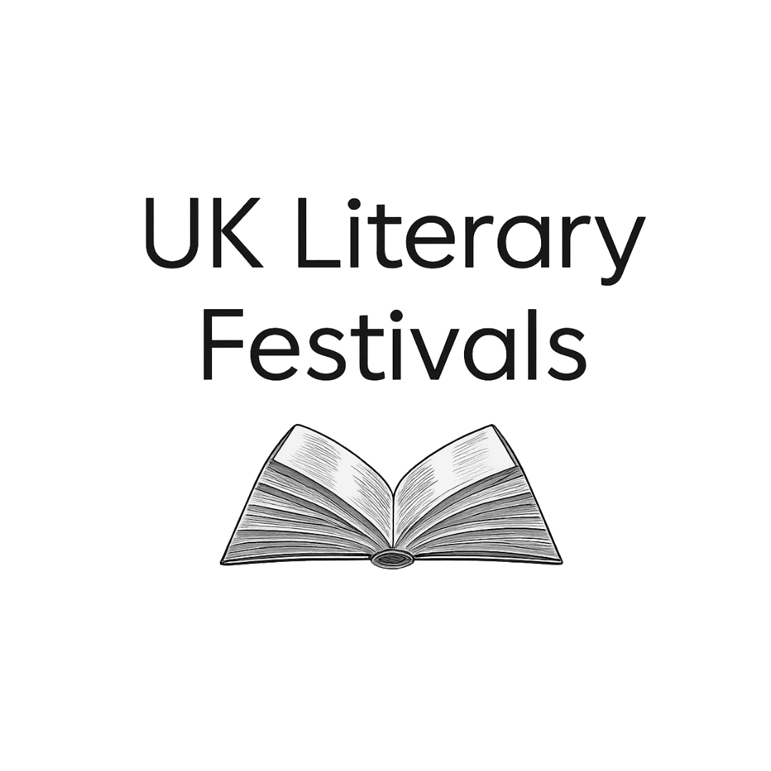 UK Literary Festivals black and white logo